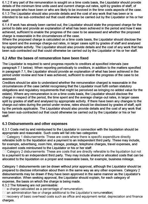creditors guide